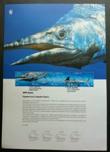 Portugal WWF Fish 2004 Marine Ocean Life Underwater (stamp on info sheet)