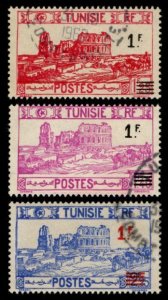 Tunisia #150-152 used