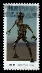 SC# 5573 - (55c) - Star Wars Droids - IG-11 - 1 of 10 - Used Single EFO