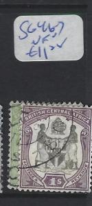 BRITISH CENTRAL AFRICA (PP1203B)  ARMS  6D, 1/-  SG 46-7   VFU