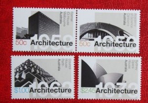 AUSTRALIA 2007 Landmarks: Modernist Australian Architecture MNH Scott# 2709-2712