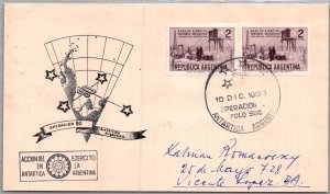 ARGENTINA POSTAL HISTORY CACHET COVER COMM ANTARCTICA SPECIAL CANC YRS'1960-90 