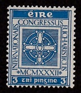 Ireland # 86, Cross of Kong, Mint Hinged, 1/2 of Hinged Cat.