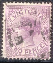 Victoria sc#162 1886 QV 2p Violet used