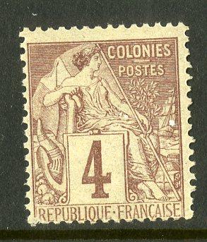 FRENCH COLONIES 48 MNH SCV $5.50 BIN $2.50 PERSON / FLAG