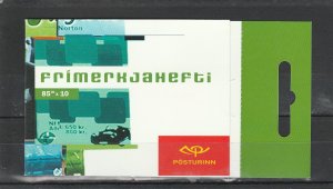 Iceland  Scott#  994  MNH Booklet  (2003 Poster Art)