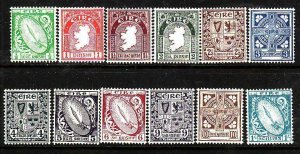 Ireland-Sc#106-17- id7-unused light hinge set-1940-2-S/H fee reflects the cost o