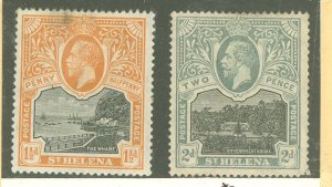 St. Helena #63-64 Unused Single (King)