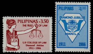 Philippines 1823-4 MNH YMCA, College of Law