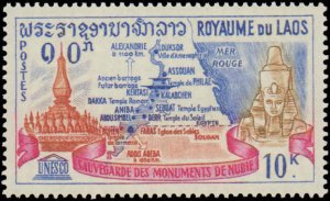 Laos #89-91, Complete Set(3), 1964, Never Hinged