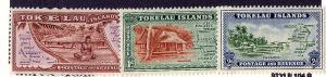 Tokelau 1948 Scott 1-3 unused scv $0.80 less 50%=$0.40 Buy it Now !!!