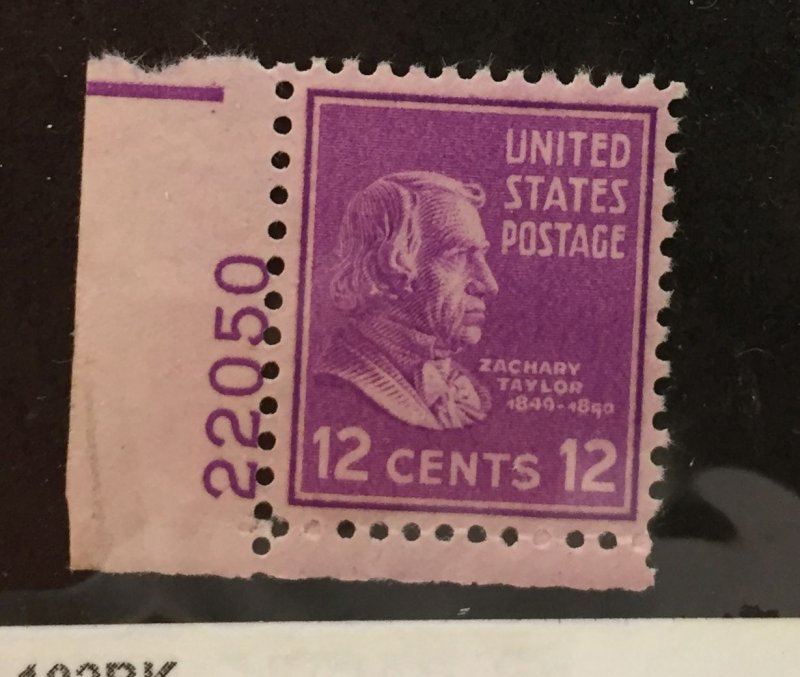 US #817 (MNHOG) [Mint No Hinge Original Gum] w/Plate #