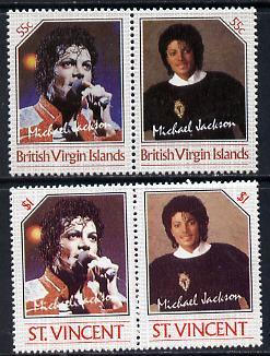 British Virgin Islands 1985 Michael Jackson 55c Unissued ...