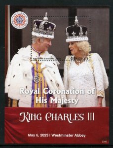 GRENADA 2023 CORONATION OF KING CHARLES III SOUVENIR SHEET  MINT NH