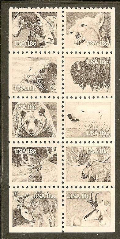 USA  Scott 1889a     Animals        MNH