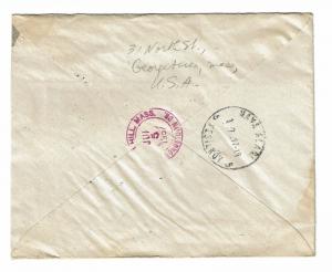 Turkey 1957 American Collaboration FDC Registered to USA - Lot 100817