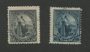 EL SALVADOR #99 & #100 USED