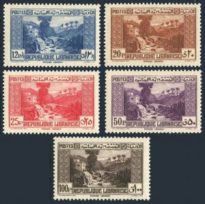 Lebanon 142A,143A-143D set/5MNH.Michel 214,216-219. Dog River panorama,1940.