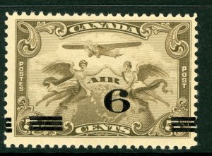 Canada 1932 Airmail 6¢ Overprint on Reverse Scott #C3 MNH G172