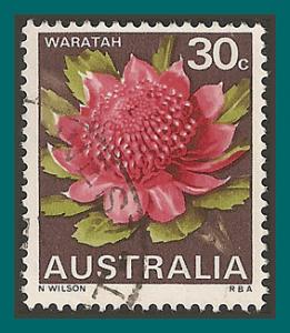 Australia 1968 Waratah Flower, used  439,SG425