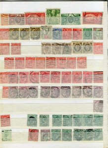 BRITAIN; 1880s-1900s early QV - GV Duplicated used range some Better POSTMARKS