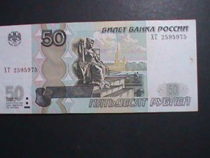 ​RUSSIA 1997 -50 PYBNEN- CURRENCY LIGHT CIRCULATED-VF WE SHIP TO WORLD WIDE