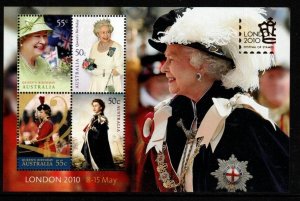 AUSTRALIA SGMS3396 2010 LONDON 2010 FESTIVAL OF STAMPS MNH