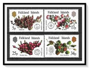 Falkland Islands #379-382 Local Fruit Complete Set MNH