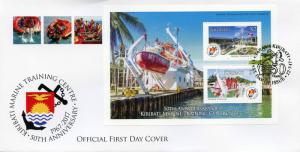 Kiribati 2017 FDC Marine Training Centre 50th 2v M/S Cover Boats Ships Stamps