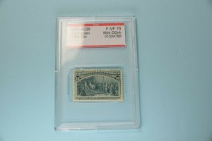 $US Sc#238 M/NH PSE Graded F-VF75 slab SMQ $475