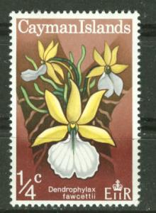 Cayman Is. # 287  Wild Orchid    (1)  Mint NH