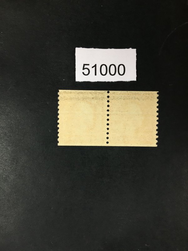 US STAMPS # 492 MINT OG NH POST OFFICE FRESH LINE PAIR LOT #51000