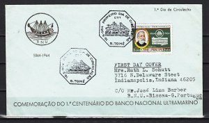 St. Thomas, Scott cat. 382. Bank issue. First day cover. ^