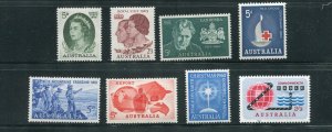 Australia 351-356, 380-381 Commemorative Stamps From 1963 MNH 