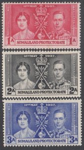 Somaliland Protectorate 81-83 MH CV $1.10