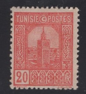 Tunisia   #80  used  1926  Grand mosque Tunis   20c