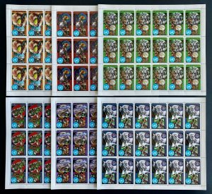 Full Sheets Stamps / Complete Set Space-UN Perf.-