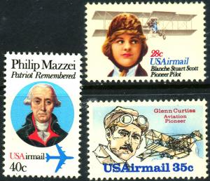 U.S. #C98-100 MINT OG NH 