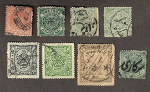 India, Hyderabad, Lot of 20 stamps, 2018 CV = $ 12.50, Lot 260021-08