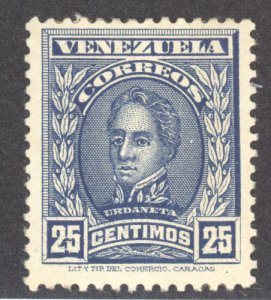 Venezuela, Scott #255B, MH