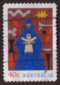 Australia 1999 Sc#1797, SG#1920 40c Madonna and Child USED.