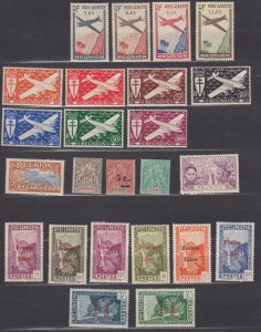 J39824, JL Stamps older french reunion mh/mhr lot, see details for scn,s