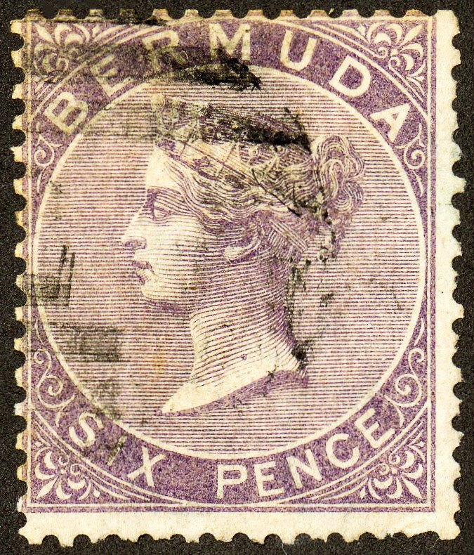 Bermuda Stamps # 6 Used F-VF Scott Value $70.00