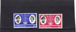 Dominica 1966 Royal Visit  USED
