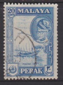 Malaya Perak Sc#133 Used