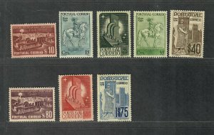 Portugal Sc#587-594 M/H/VF, Cv. $27.80