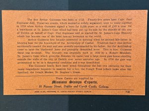 1959 Ireland Arthur Guinness First Day Cover Sc# 171 with Insert, FDC