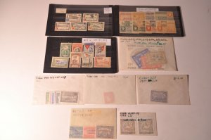 Cuban Mint Stamp Lot - Scott# 34 C1-3 355 648 652A 466-8 C122-6 458-61 Cuba