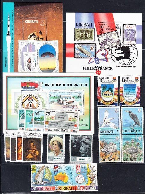 Kiribati Scott 517 // 556 ( sets) Mint NH (Catalog Value $68.85)  [R_1575]