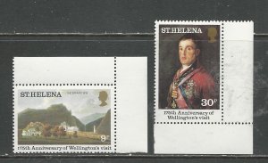 Saint Helena Scott catalog # 342-343 Mint NH